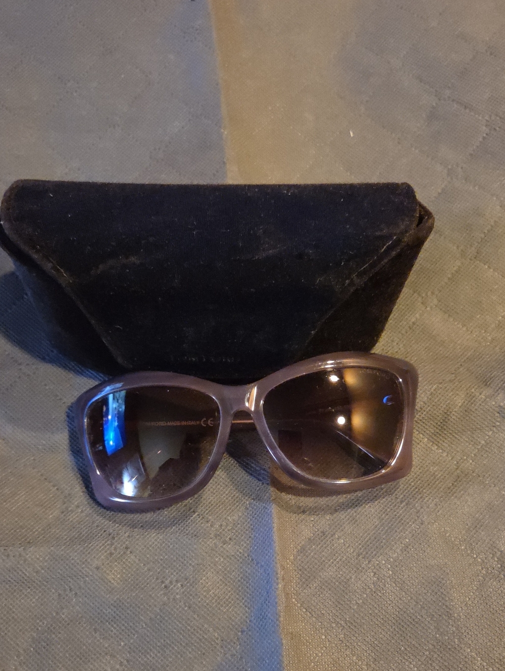 Tom Ford Women's Sunglasses - Mauve/purple Colored Frame